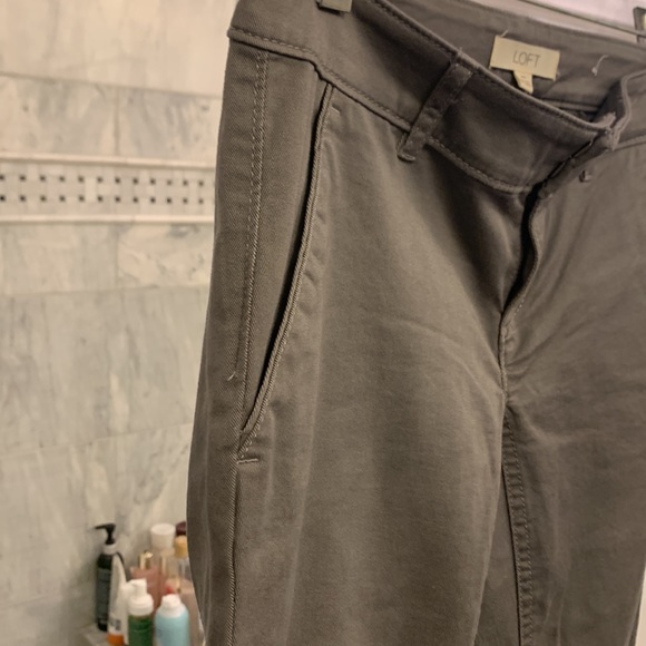 Light grey cotton spandex loft pants - Picture 4 of 7